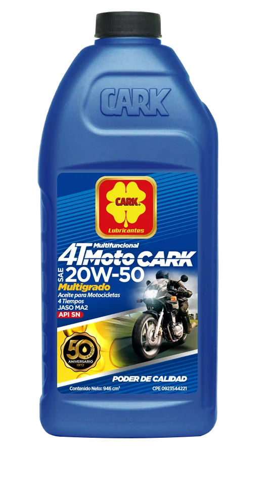 Aceite Motocark para motocicletas de 2 y 4 tiempos